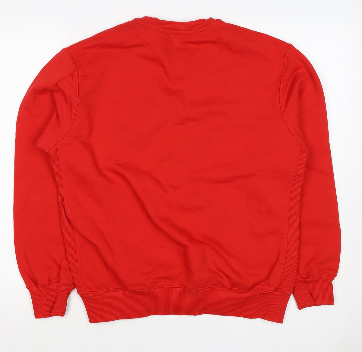 Diesel Women’s Red Size 16 Logo Raglan Crew Neck Sweatshirt