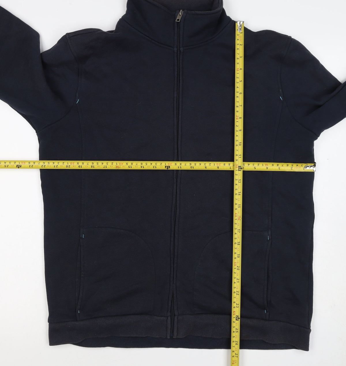 Van Vaan Women’s Navy Blue M Full Zip Fleece Sweatshirt Jacket