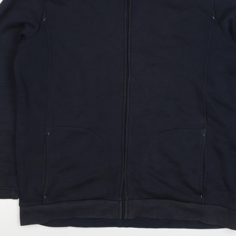 Van Vaan Women’s Navy Blue M Full Zip Fleece Sweatshirt Jacket