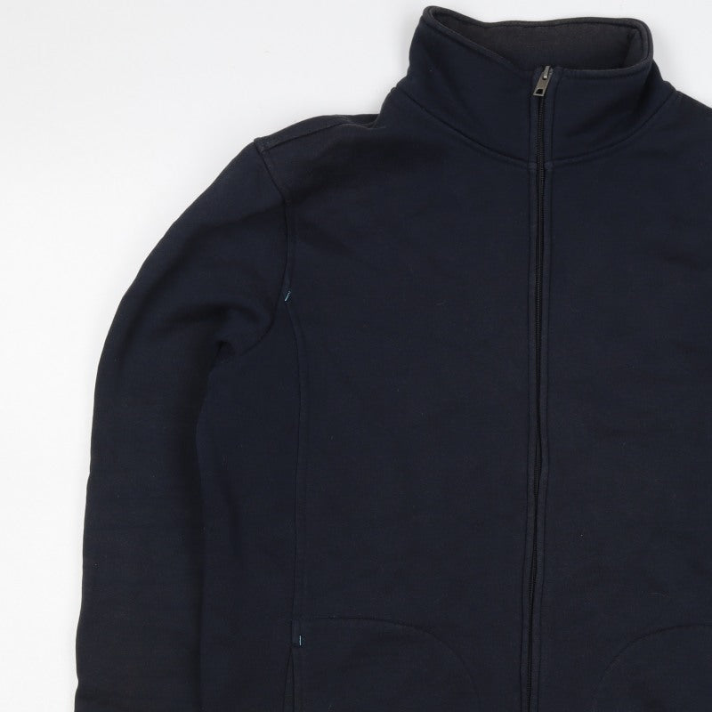 Van Vaan Women’s Navy Blue M Full Zip Fleece Sweatshirt Jacket