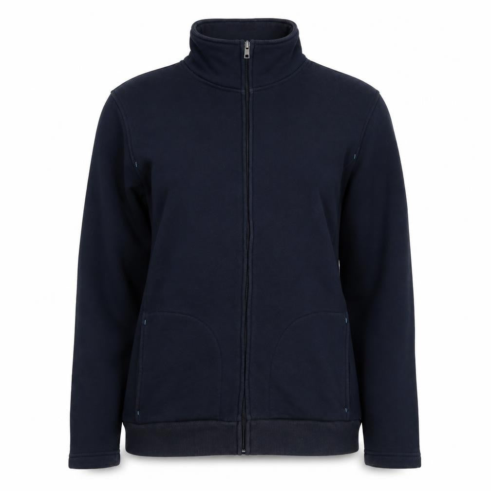 Van Vaan Women’s Navy Blue M Full Zip Fleece Sweatshirt Jacket