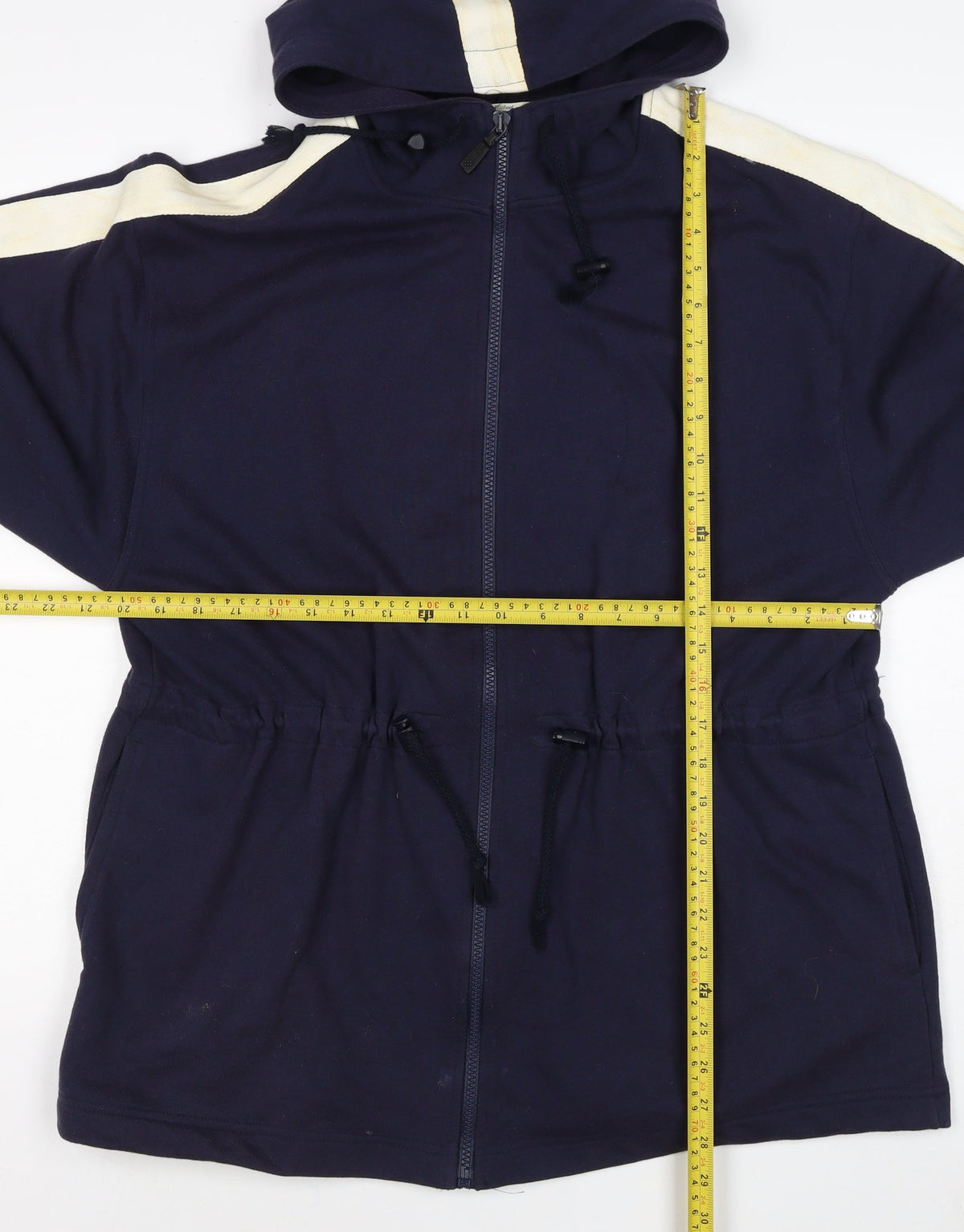 Marks and Spencer Women Blue UK 14 Full Zip Hooded Fleece Hoodie