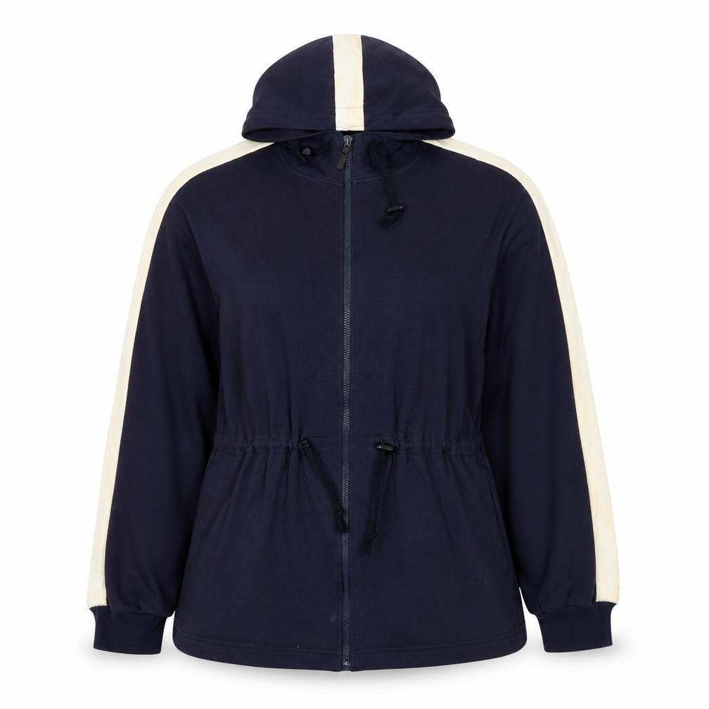 Marks and Spencer Women Blue UK 14 Full Zip Hooded Fleece Hoodie