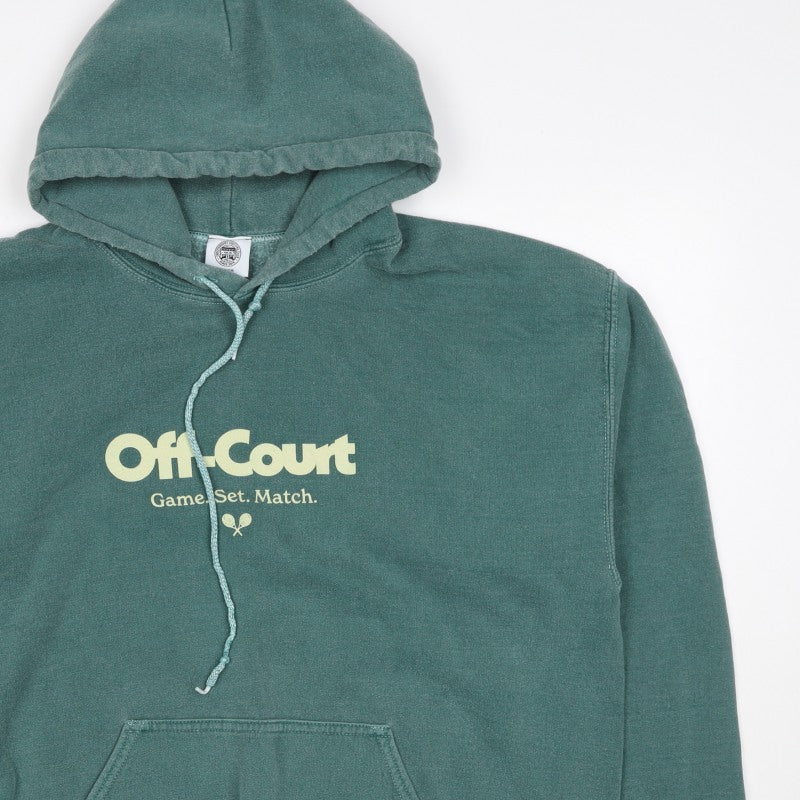 Off-Court Women’s Green M Pullover Tennis Graphic Hoodie