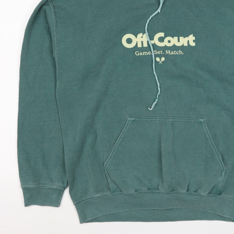 Off-Court Women’s Green M Pullover Tennis Graphic Hoodie