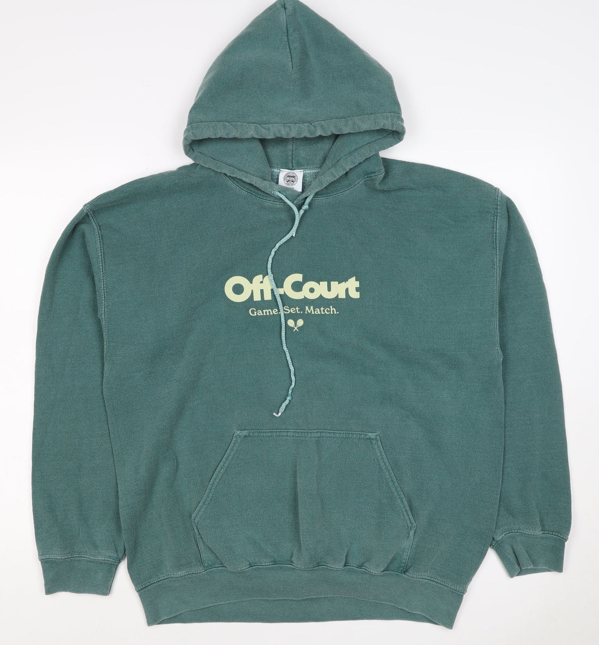 Off-Court Women’s Green M Pullover Tennis Graphic Hoodie