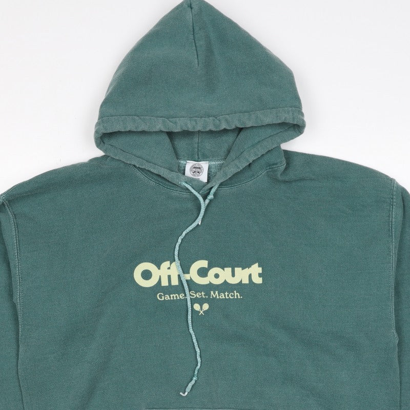 Off-Court Women’s Green M Pullover Tennis Graphic Hoodie