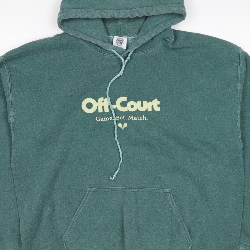 Off-Court Women’s Green M Pullover Tennis Graphic Hoodie