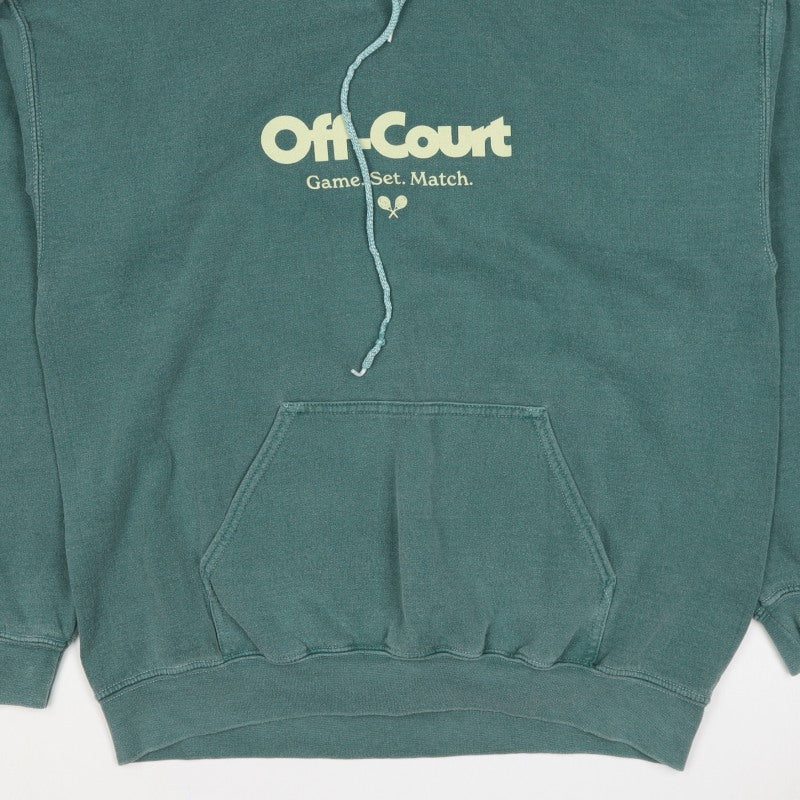 Off-Court Women’s Green M Pullover Tennis Graphic Hoodie