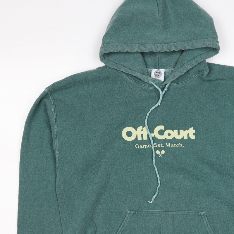 Off-Court Women’s Green M Pullover Tennis Graphic Hoodie