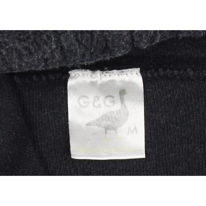 g&g Women Black M Teddy Fleece Pullover Hoodie Kangaroo Pocket