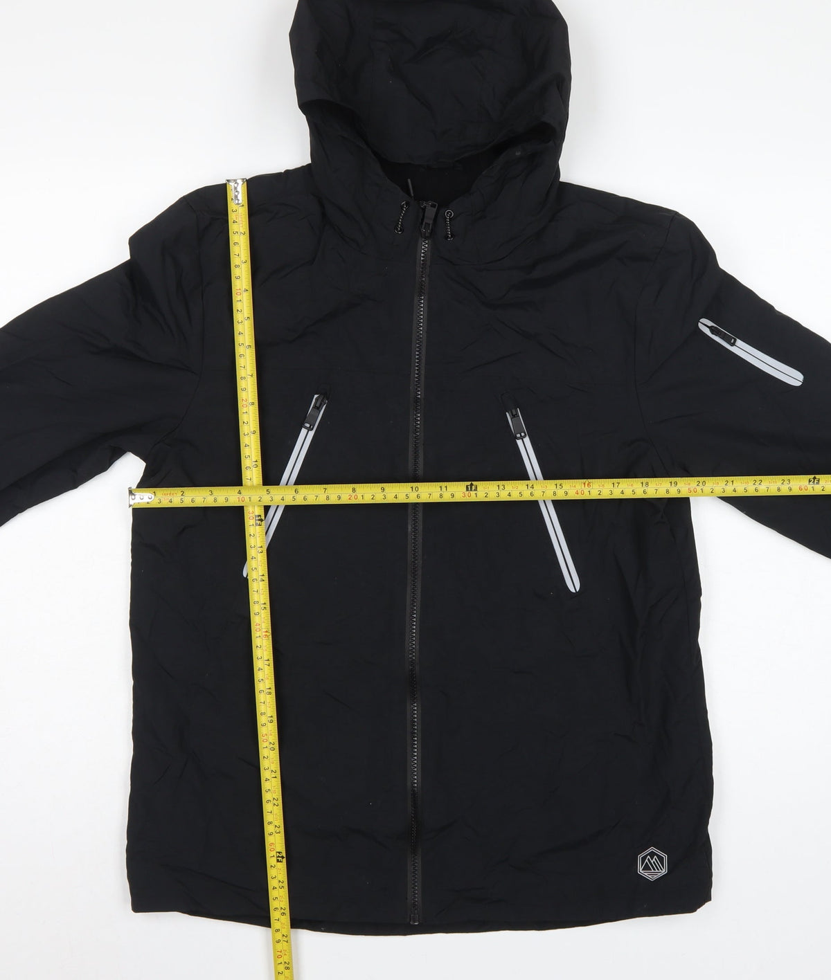Marks & Spencer Boys Black 14-15 Years Hooded Stormwear Padded Parka Jacket