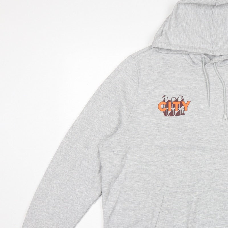 Puma Men Grey XL Manchester City Graphic Pullover Hoodie