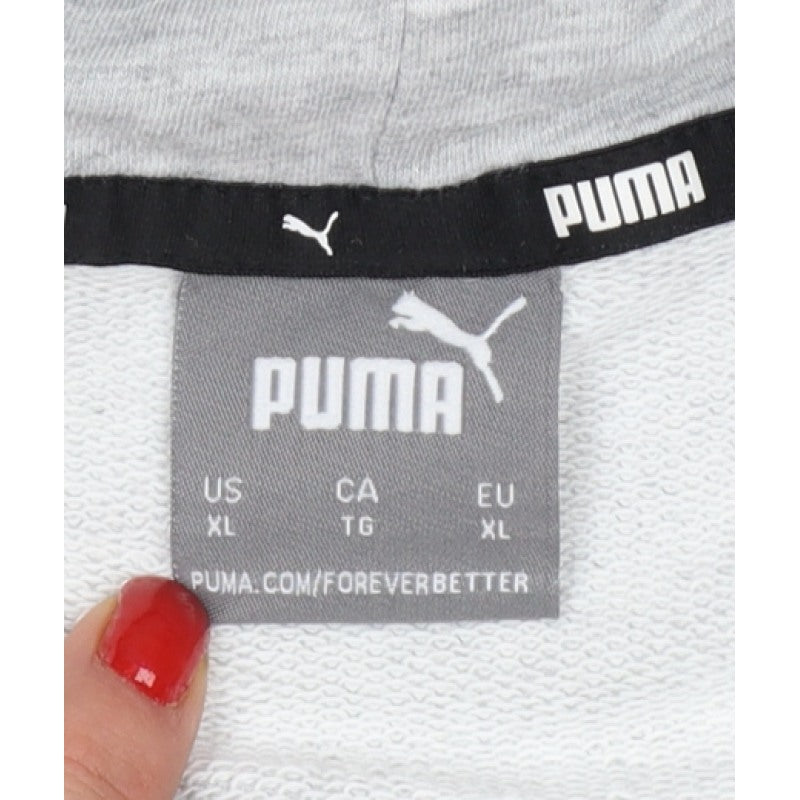 Puma Men Grey XL Manchester City Graphic Pullover Hoodie