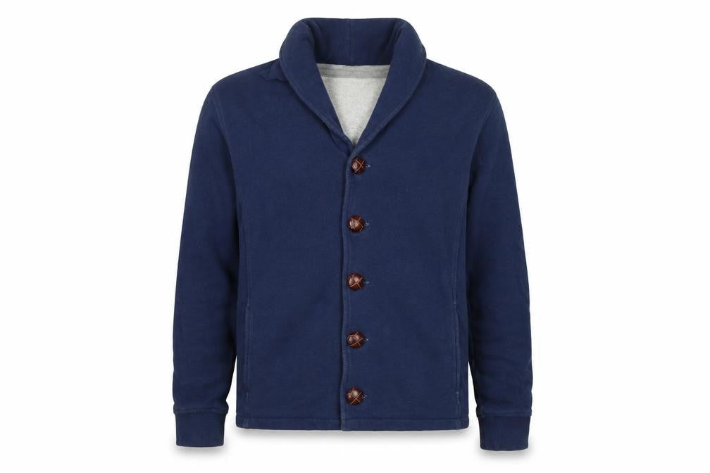 Barbour Men’s Blue XL Hooded Button Casual Basic Jacket