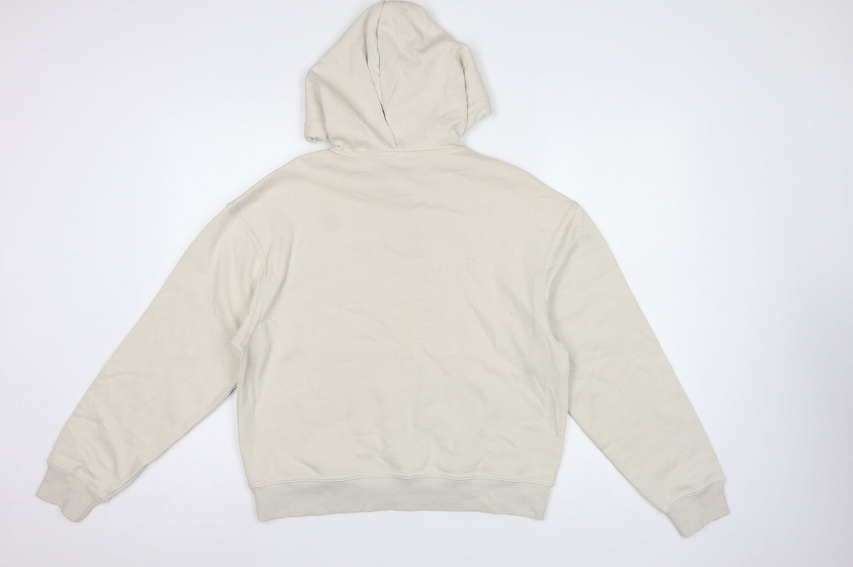 H&M Women Ivory UK 8 Disney Mickey Logo Pullover Hoodie
