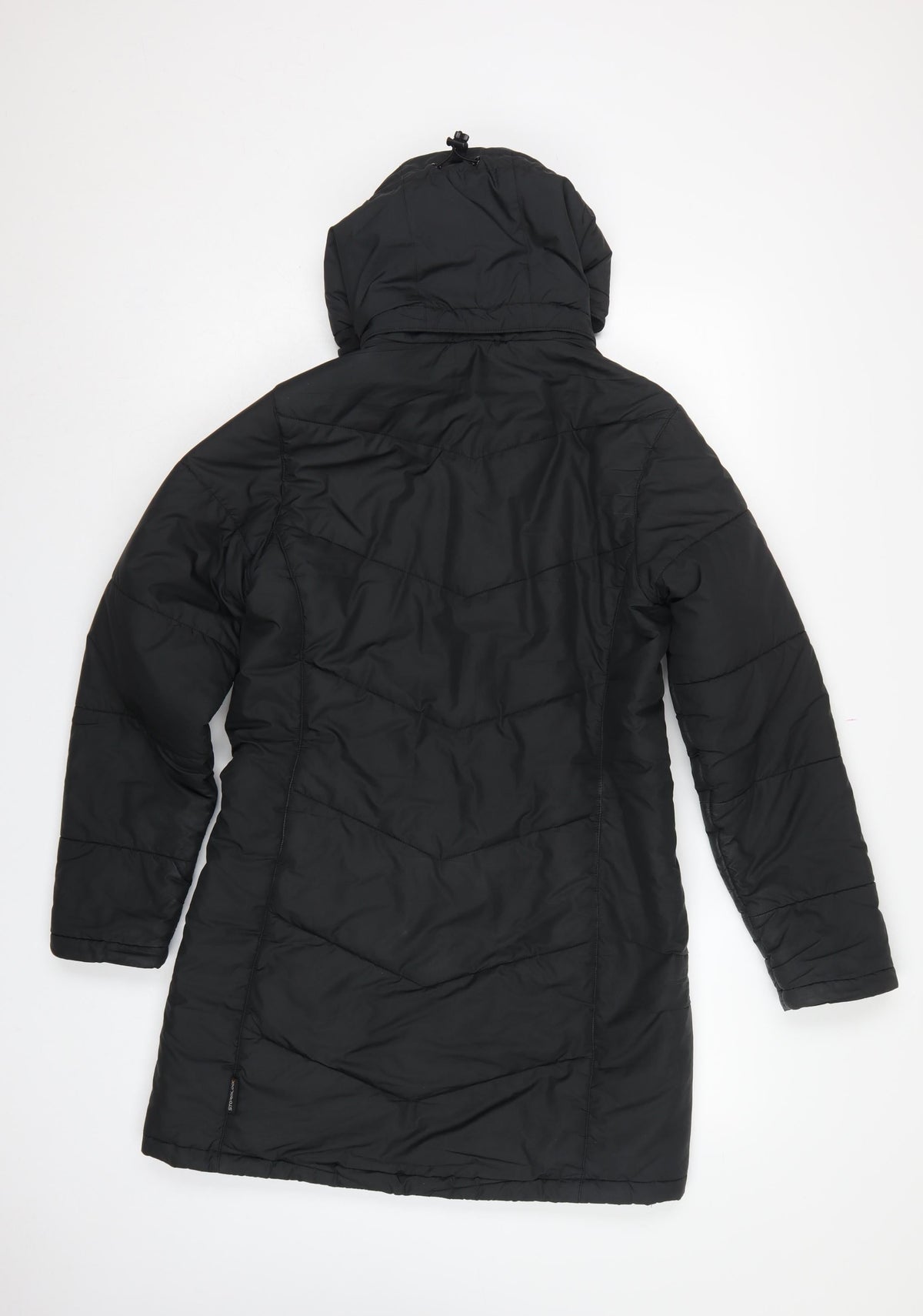 Jack Wolfskin Women’s Black UK 10 Long Hooded Puffer Coat