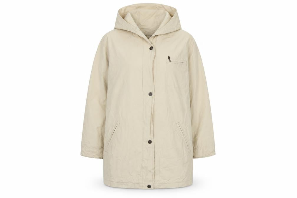 Marks & Spencer St Michael Women's Beige UK 16 Hooded Parka Coat