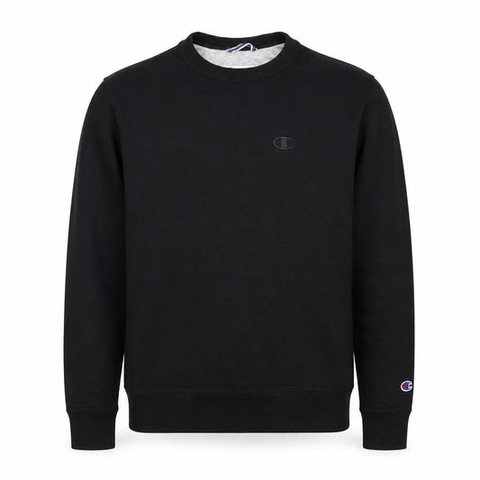 Champion Men’s Black M Crew Neck Logo Pullover Sweatshirt
