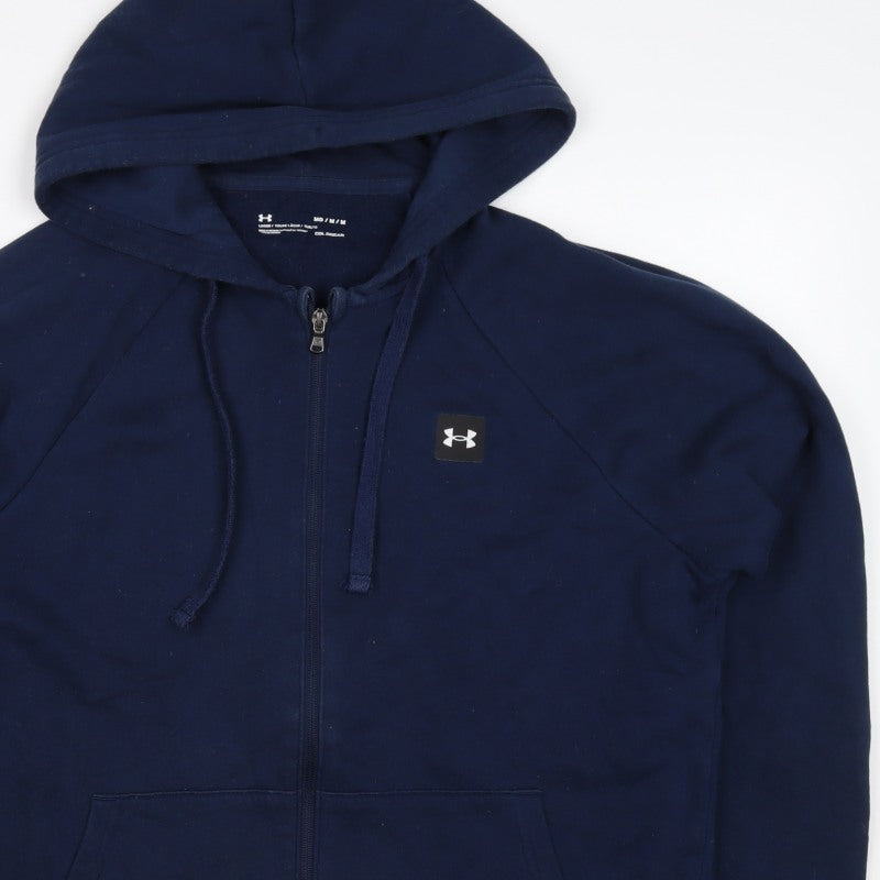 Under Armour Men’s Blue Medium Full Zip Hooded ColdGear Hoodie
