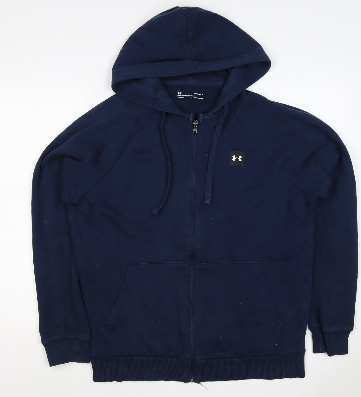 Under Armour Men’s Blue Medium Full Zip Hooded ColdGear Hoodie