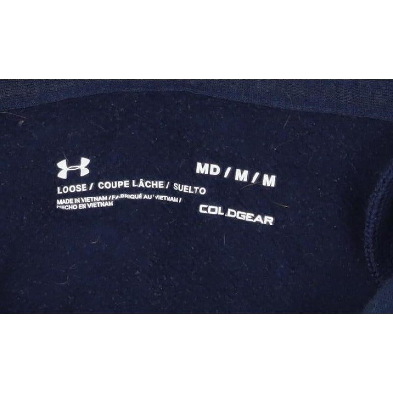 Under Armour Men’s Blue Medium Full Zip Hooded ColdGear Hoodie