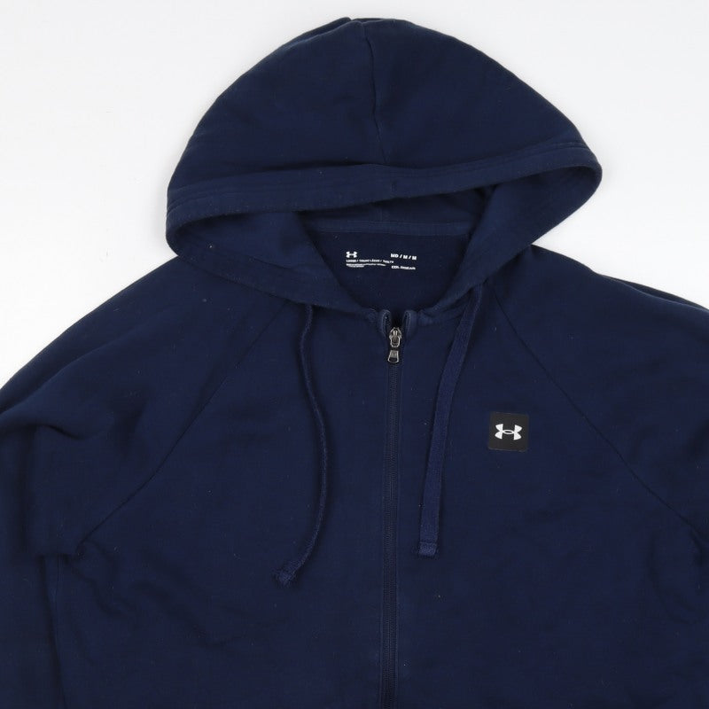 Under Armour Men’s Blue Medium Full Zip Hooded ColdGear Hoodie