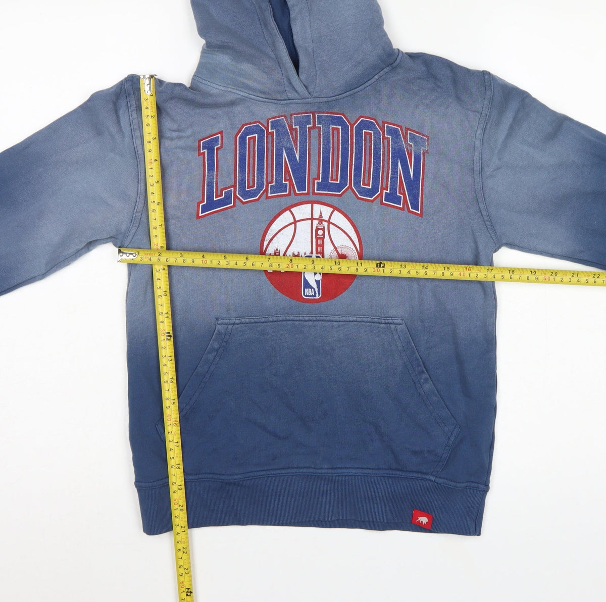 Sportiq Boys Blue XL London NBA Basketball Graphic Pullover Hoodie