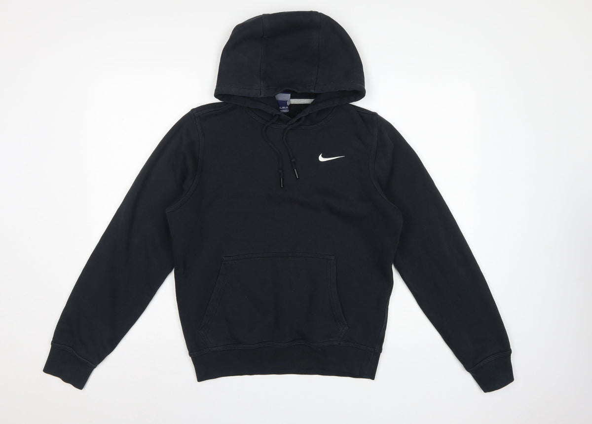 Nike Women’s Black XS Pullover Hoodie Logo Kangaroo Pocket