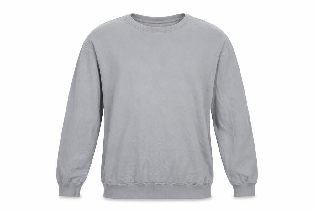 H&M Men’s Grey L Relaxed Fit Crew Neck Pullover Sweatshirt