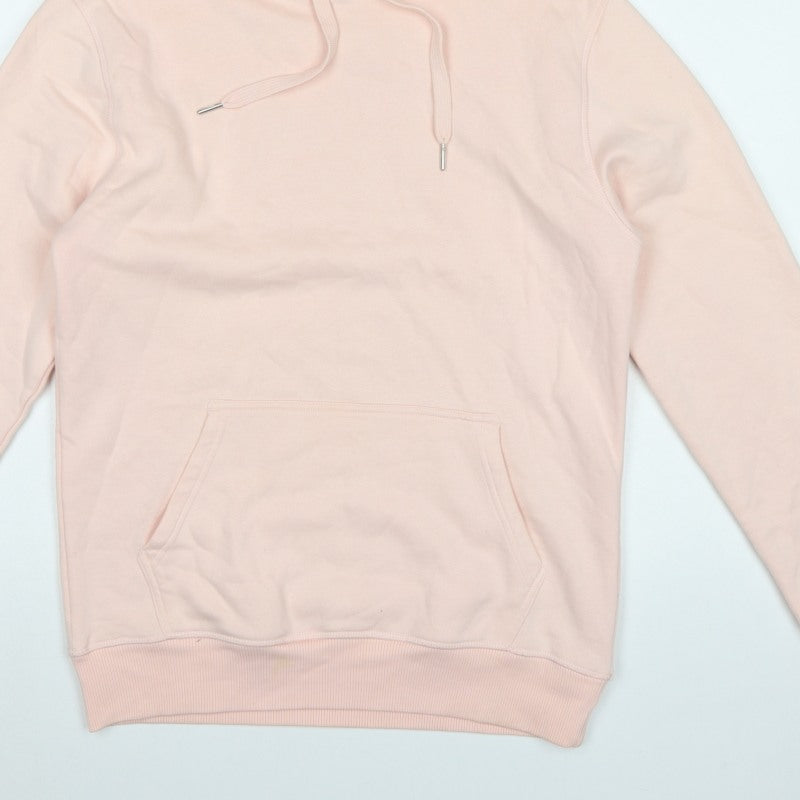 F&F Men’s Pink S Pullover Hoodie Hooded Pocket Sweatshirt