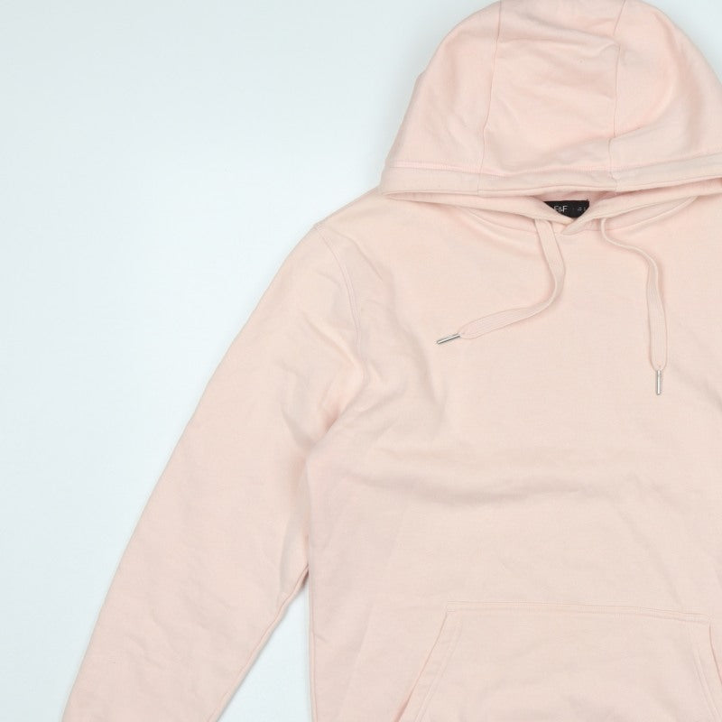 F&F Men’s Pink S Pullover Hoodie Hooded Pocket Sweatshirt