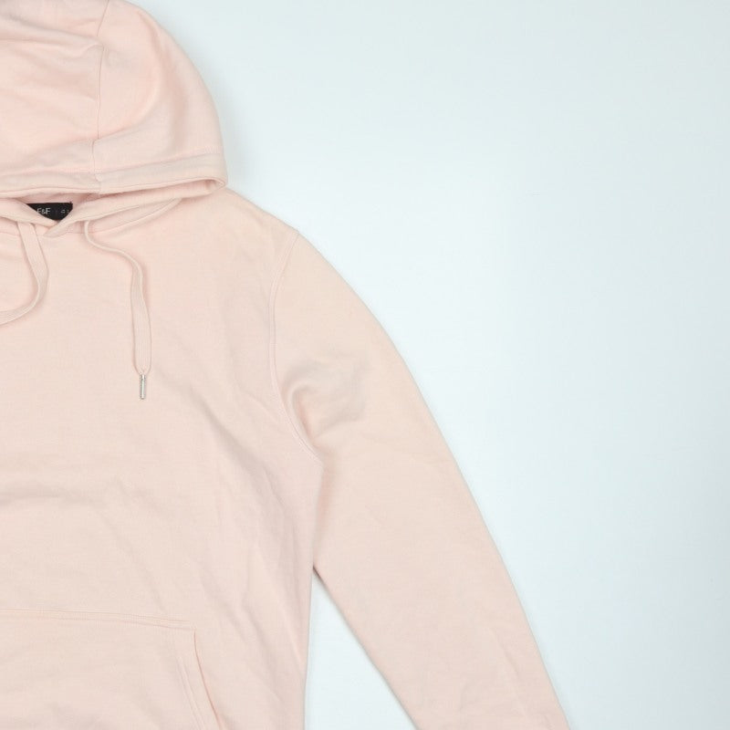 F&F Men’s Pink S Pullover Hoodie Hooded Pocket Sweatshirt