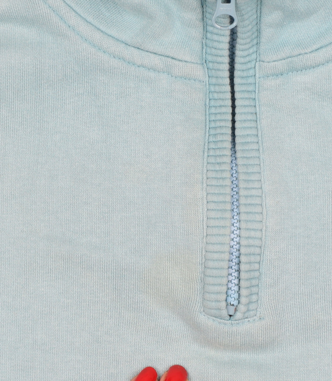 Cotton Traders Men’s Blue M 1/4 Zip High Neck Cotton Sweatshirt