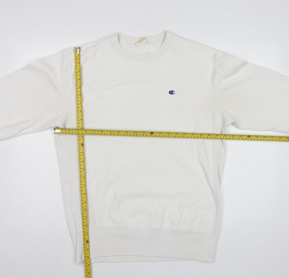 Champion Men’s Ivory XL Reverse Weave Crew Neck Pullover Sweatshirt