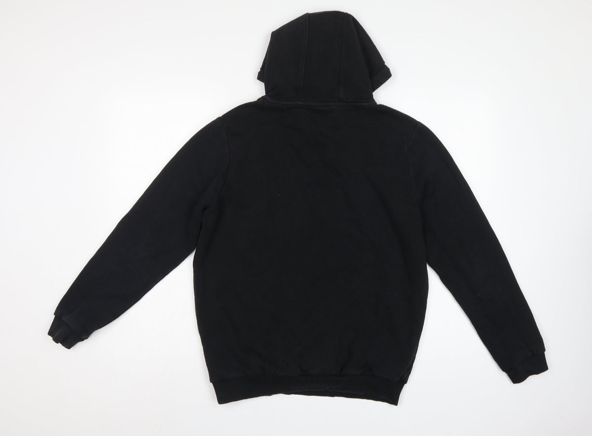 Pre London Men's Black M Pullover Hoodie Gold Embroidered Logo