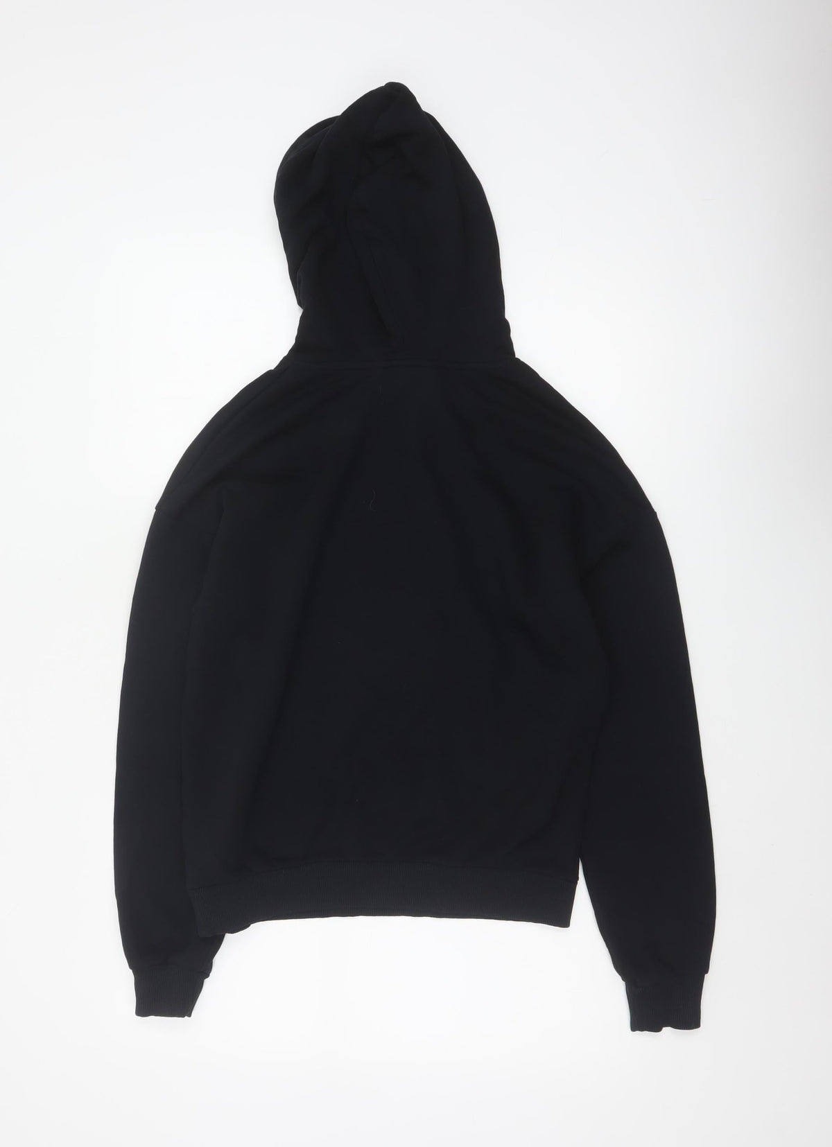 H&M Girls Black 13-14 Years Wicked Rhinestone Pullover Hoodie
