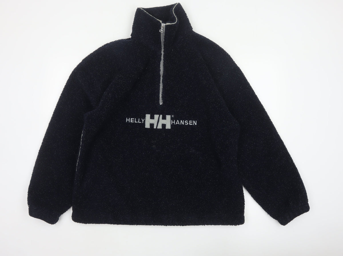 Helly Hansen Men’s Blue S 1/4 Zip Fleece Pullover Sweatshirt