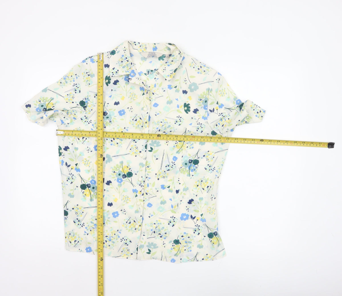 Honor Millburn Women’s Multicoloured Floral Button-Up Blouse Size 12