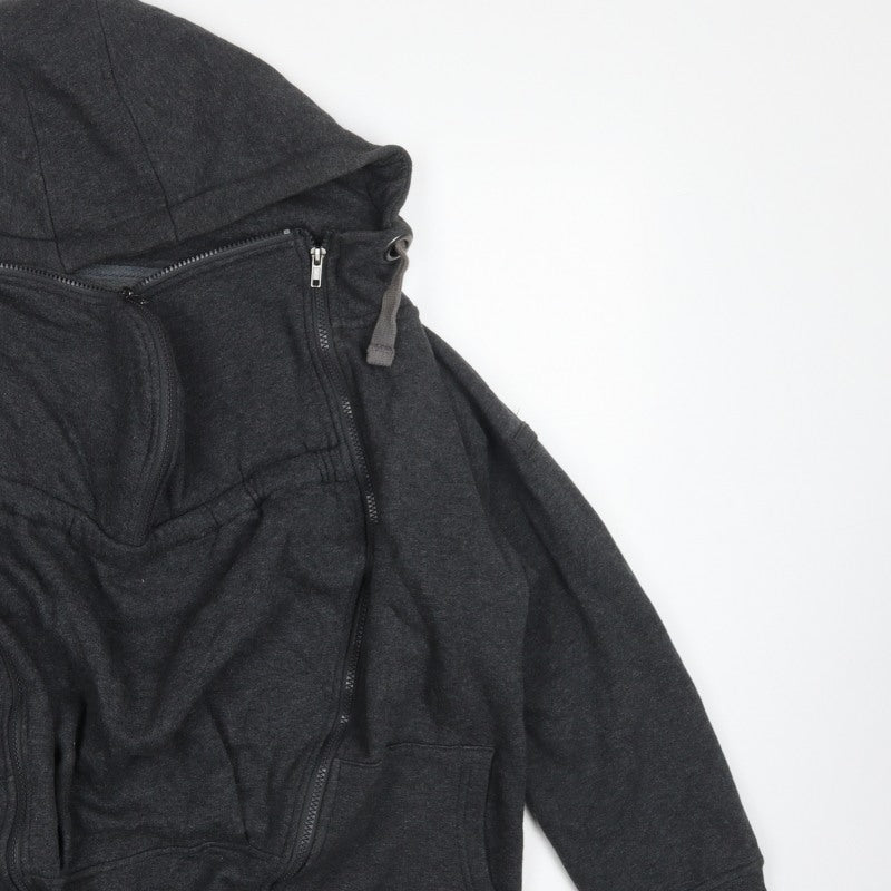 Seraphine Women’s Grey Large Maternity Full Zip Hooded Hoodie Pockets