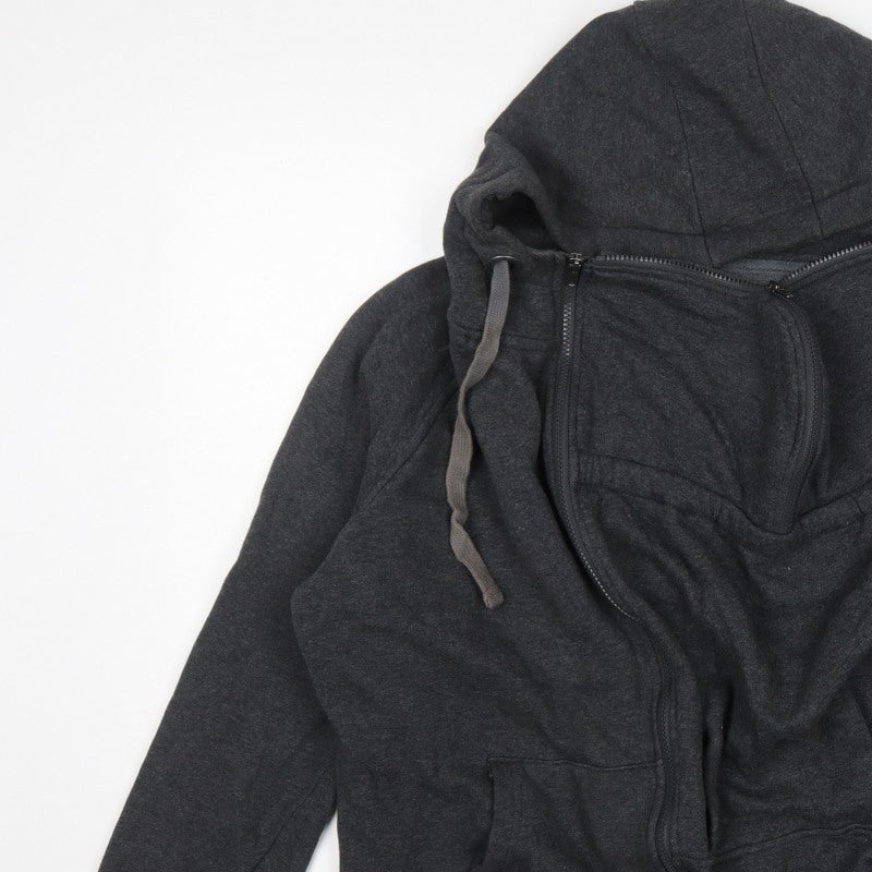 Seraphine Women’s Grey Large Maternity Full Zip Hooded Hoodie Pockets
