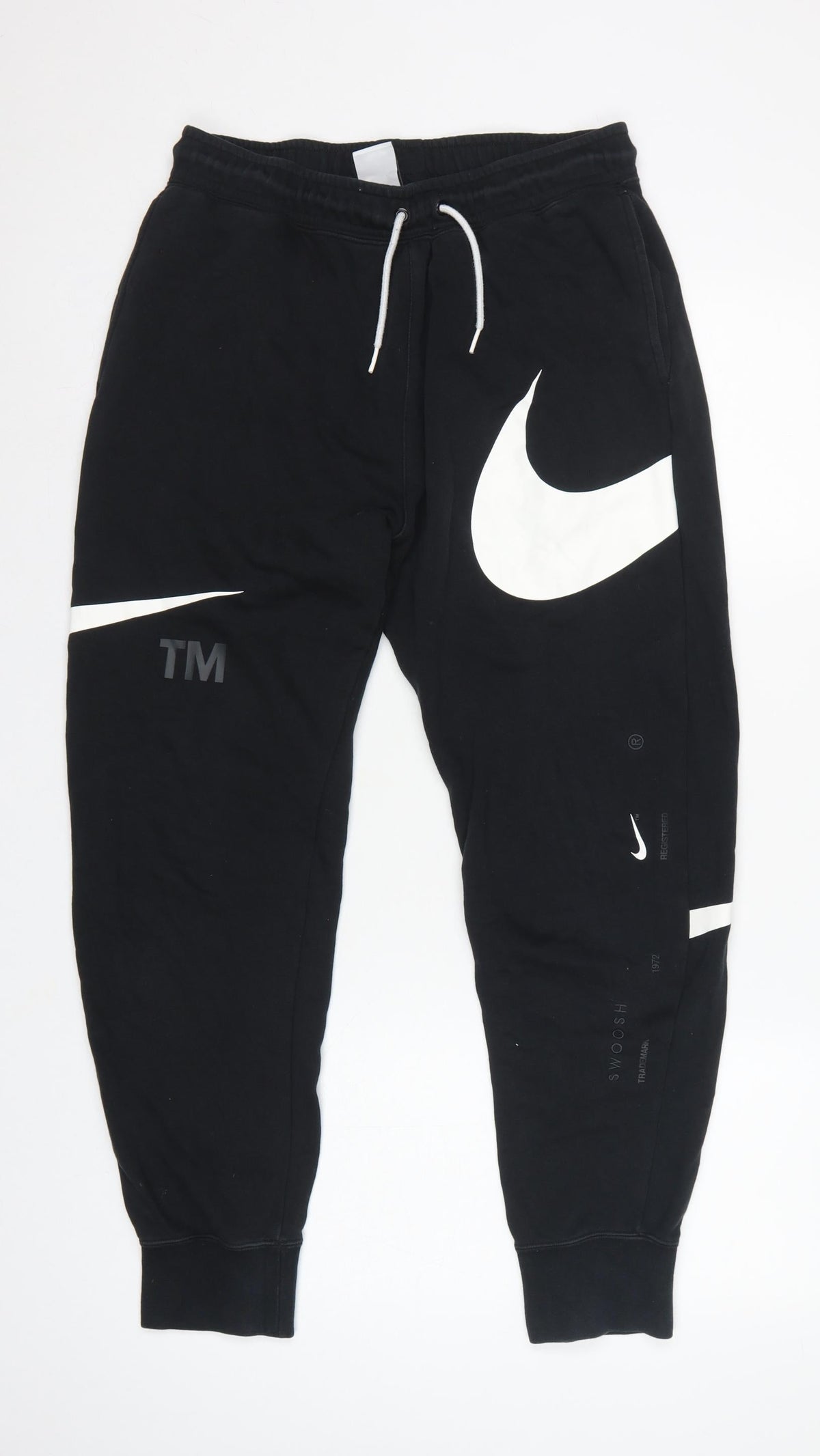 Nike Men’s Black M Logo Graphic Fleece Jogger Trousers