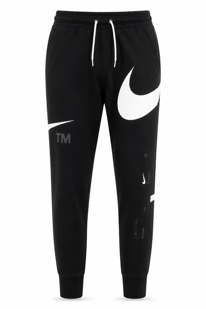 Nike Men’s Black M Logo Graphic Fleece Jogger Trousers