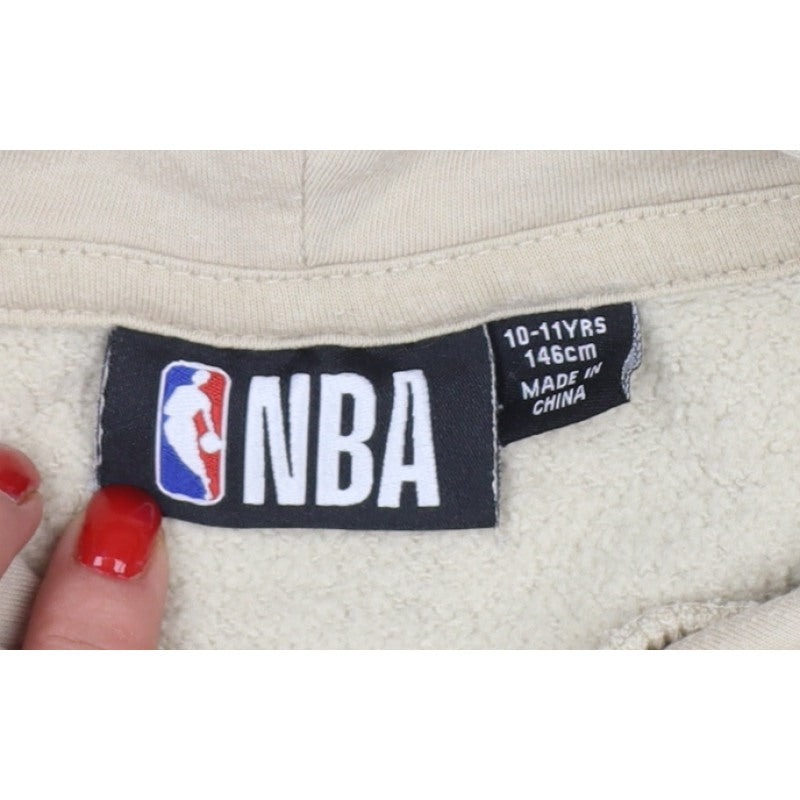 Primark Boys Beige LA Lakers NBA Graphic Pullover Hoodie 10-11 Years