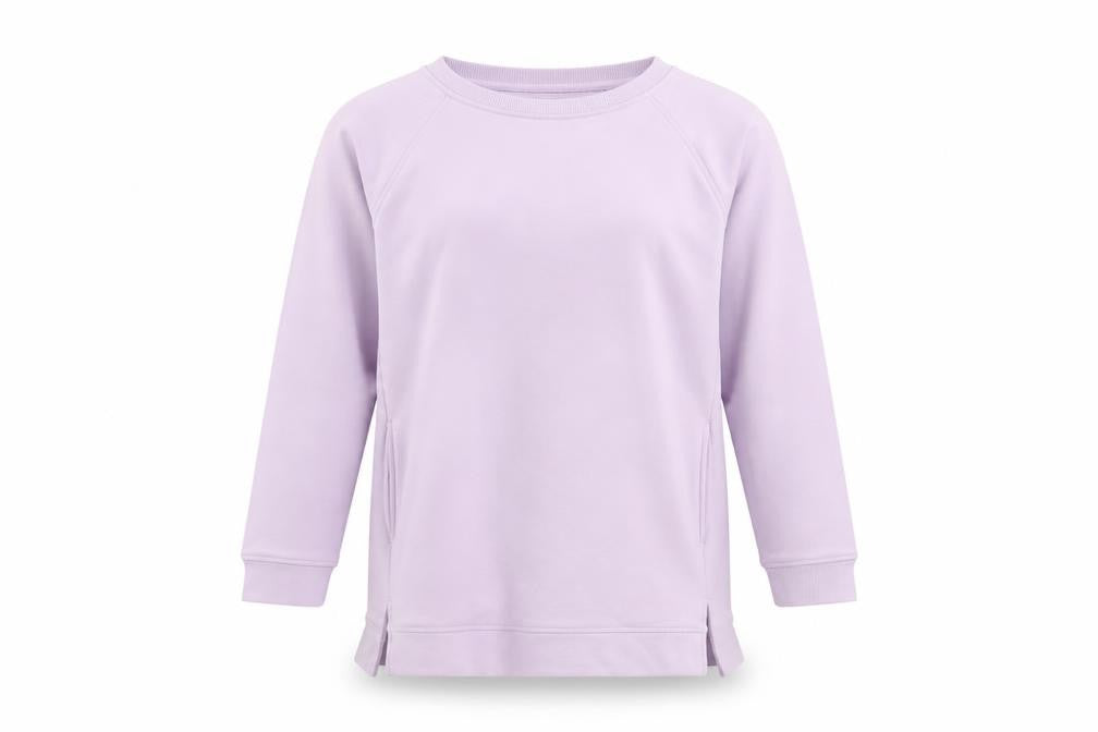 Marks & Spencer Women Pink UK 14 Tunic Sweatshirt Pockets Cotton