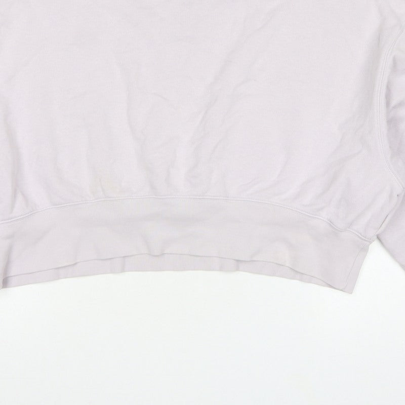 Nike Women’s Pink S Cropped Logo Crew Neck Sweatshirt