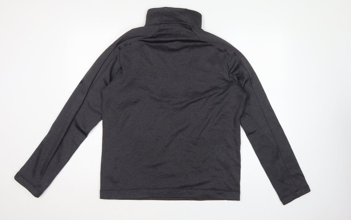 Mammut Men’s Grey L 1/2 Zip High Neck Outdoor Sweatshirt