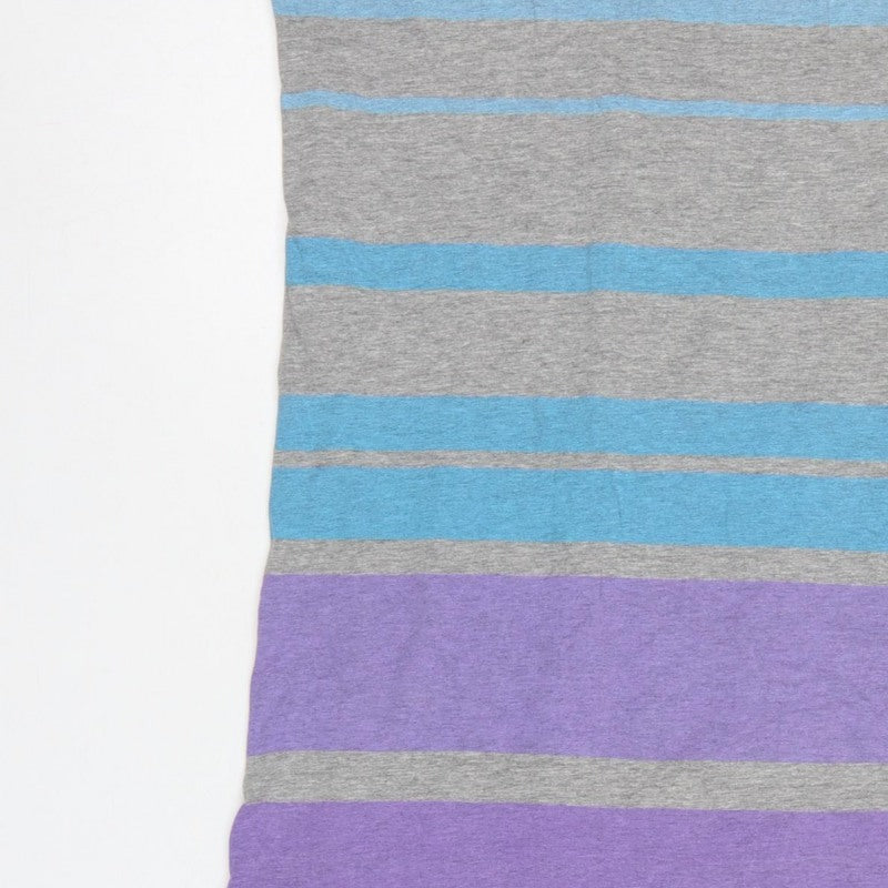 Superdry Women’s Multicoloured L Long Bodycon Stripe Jersey Dress