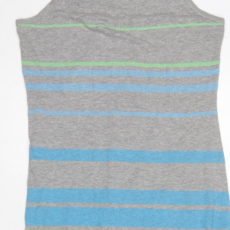 Superdry Women’s Multicoloured L Long Bodycon Stripe Jersey Dress