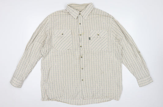 Champion Men's Multicoloured Check 2XL Classic Fit Cotton Shirt